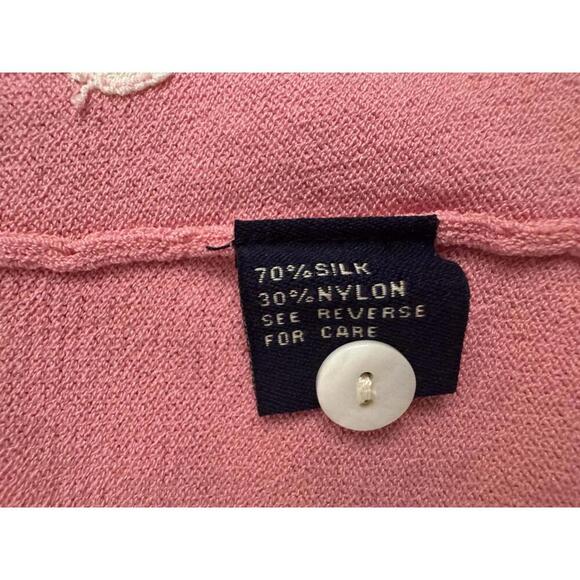 Boston Proper silk blend carriage  size Large - Picture 4 of 5